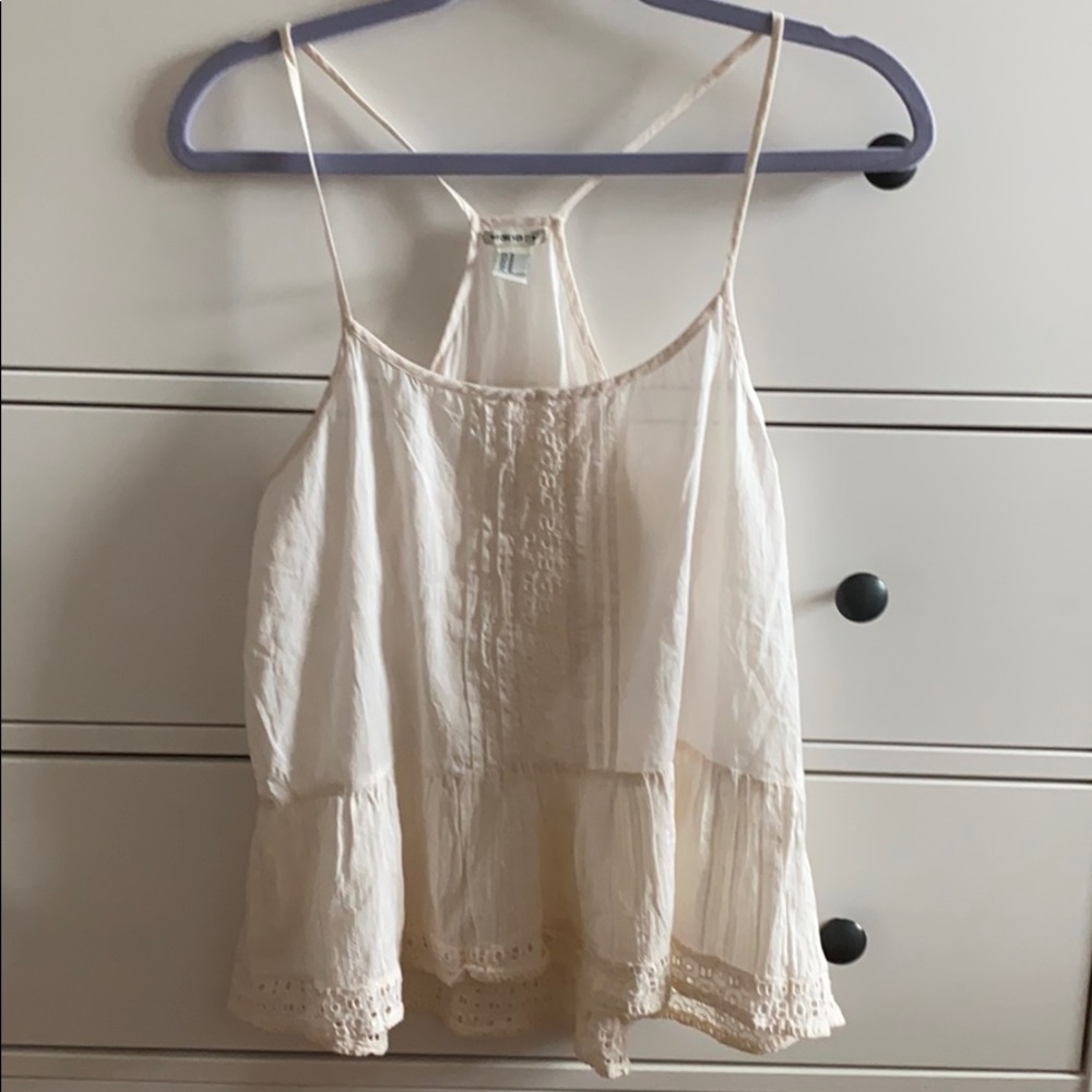 NWOT 100% cotton detailed cami